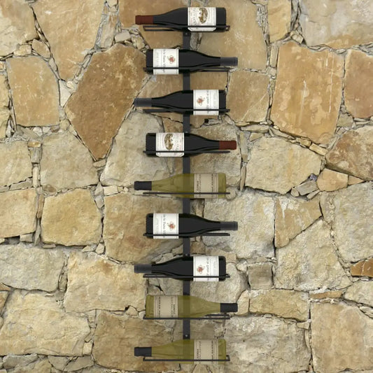 vidaXL Wall Wine Rack Wall Mounted Bottle Holder Storage Organizer for Pantry - Furniture > Cabinets & Storage > Wine