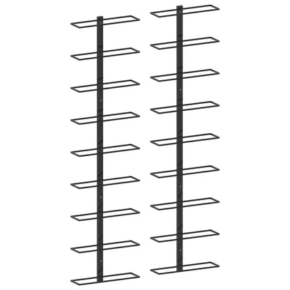 vidaXL Wall Wine Rack Wall Mounted Bottle Holder Storage Organizer for Pantry - Furniture > Cabinets & Storage > Wine