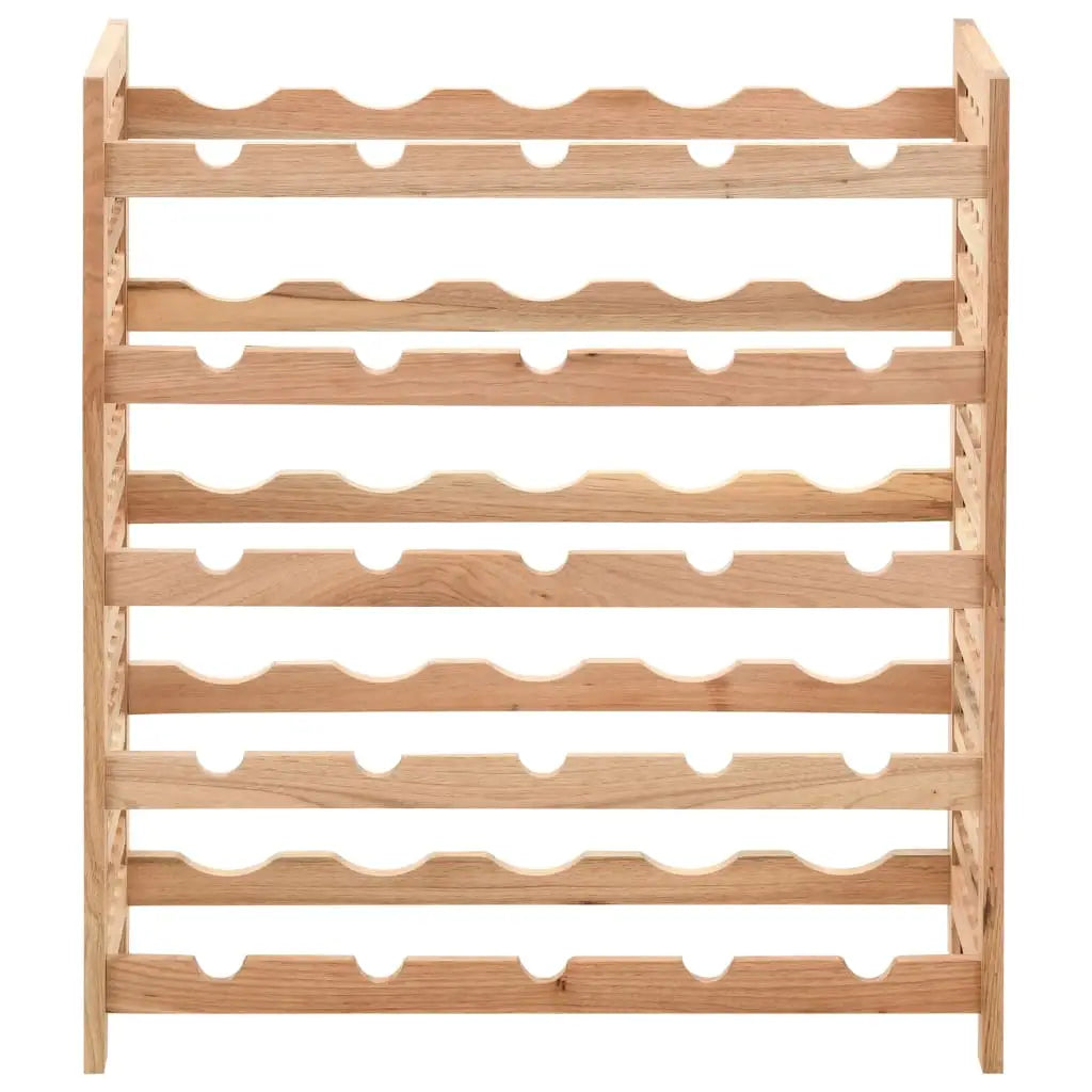 vidaXL Wine Rack for 25 Bottles Solid Walnut Wood 24.8’’x9.8’’x28.7’’ - Furniture > Cabinets & Storage > Wine Racks
