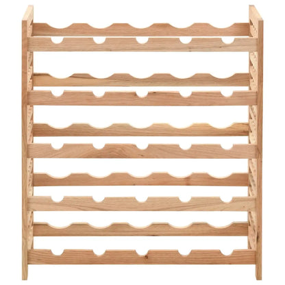vidaXL Wine Rack for 25 Bottles Solid Walnut Wood 24.8’’x9.8’’x28.7’’ - Furniture > Cabinets & Storage > Wine Racks