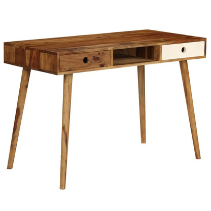 vidaXL Writing Desk 43.3’’x21.7’’x29.9’’ Solid Sheesham Wood - Furniture > Office Furniture > Desks