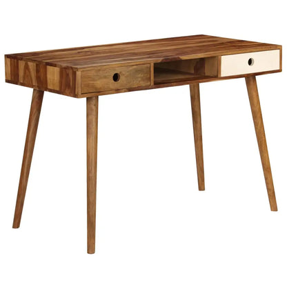 vidaXL Writing Desk 43.3’’x21.7’’x29.9’’ Solid Sheesham Wood - Furniture > Office Furniture > Desks