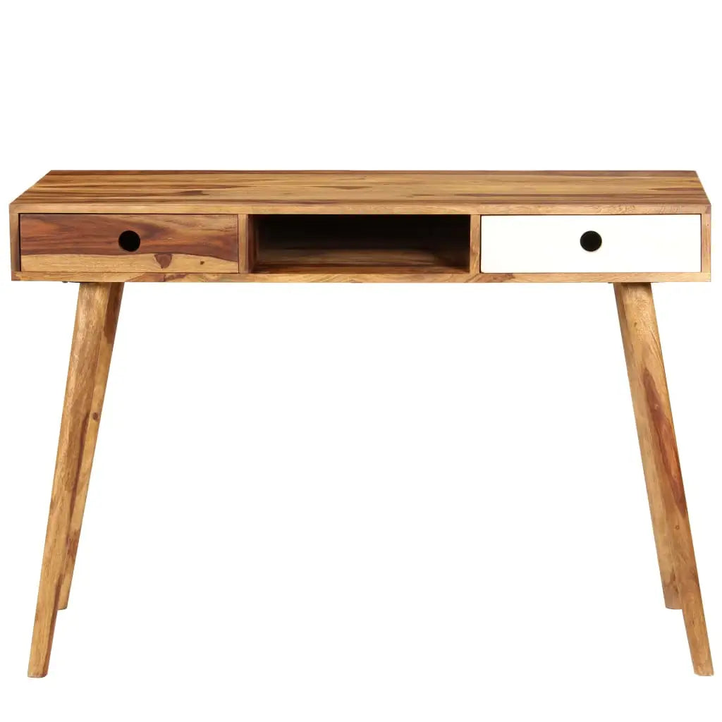 vidaXL Writing Desk 43.3’’x21.7’’x29.9’’ Solid Sheesham Wood - Furniture > Office Furniture > Desks