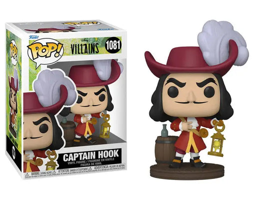 Captain Hook Funko Pop figurine from Villains: Captain Hook - Funko Pop! display
