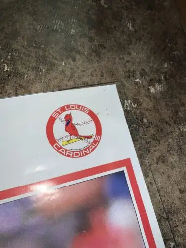 Vintage 1984 Sports Illustrated Ozzie Smith poster featuring St. Louis Cardinals star