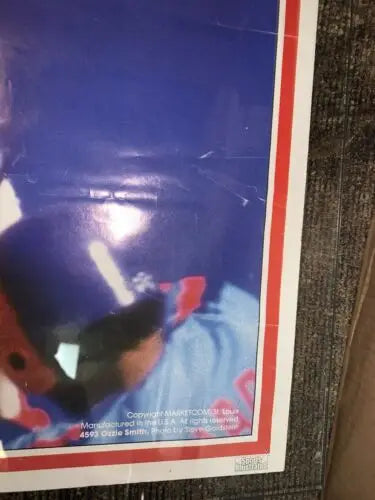 Vintage 1984 Sports Illustrated Ozzie Smith poster for St Louis Cardinals fans