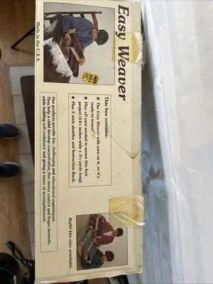 Vintage Harrisville Designs Easy Weaver hardwood weaving loom kit in box for children