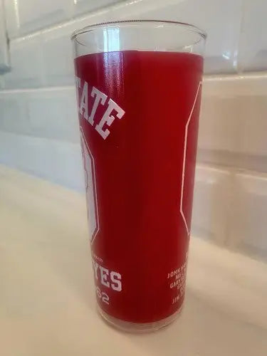Vintage NCAA 1961-62 Ohio STATE BUCKEYE BASKETBALL NATIONAL CHAMPS - Drink Glass