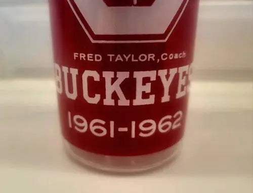Vintage NCAA 1961-62 Ohio STATE BUCKEYE BASKETBALL NATIONAL CHAMPS - Drink Glass