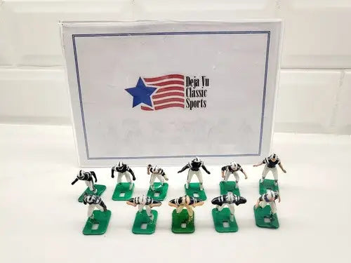 Miniature Baltimore Colts electronic football players set with blue uniforms