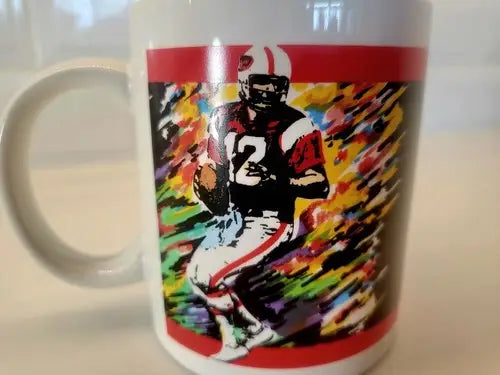 Vintage NFL Joe Namath Canton Ohio Pro Football Hall of Fame Coffee Mug NY Jets
