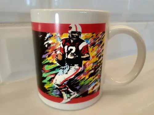 Vintage NFL Joe Namath Canton Ohio Pro Football Hall of Fame Coffee Mug for NY Jets fans