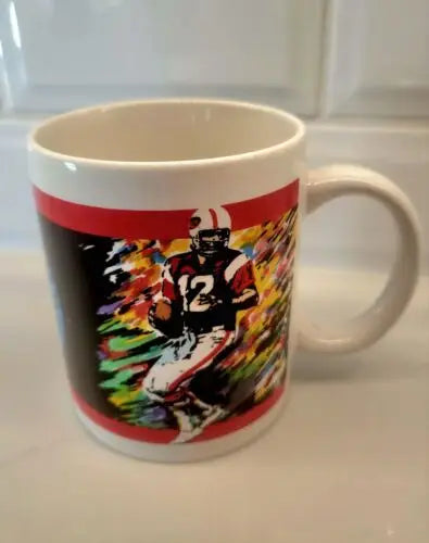 Vintage NFL Joe Namath Canton Ohio Pro Football Hall of Fame Coffee Mug NY Jets