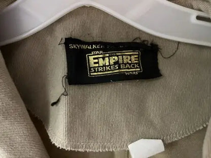 Vintage Star Wars ESB Patch on Luke Skywalker Bespin Fatigue Jacket clothing tag