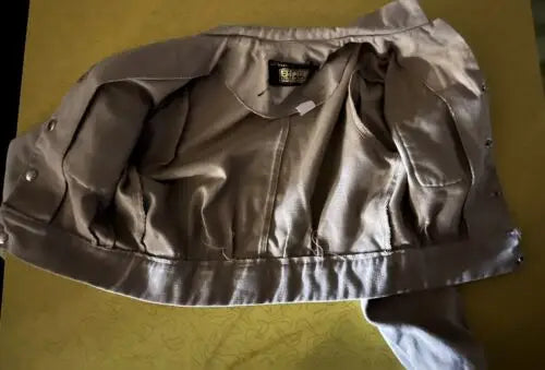 Open beige Vintage Star Wars ESB Patch Luke Skywalker Bespin Fatigue Jacket Size 12