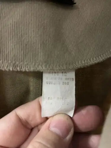 Clothing tag for Vintage Star Wars ESB Patch Luke Skywalker Bespin Jacket Child size 12