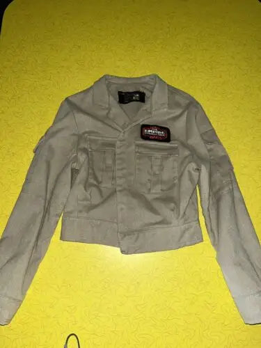 Khaki cropped jacket for Vintage Star Wars ESB Patch Luke Skywalker Child’s size 12