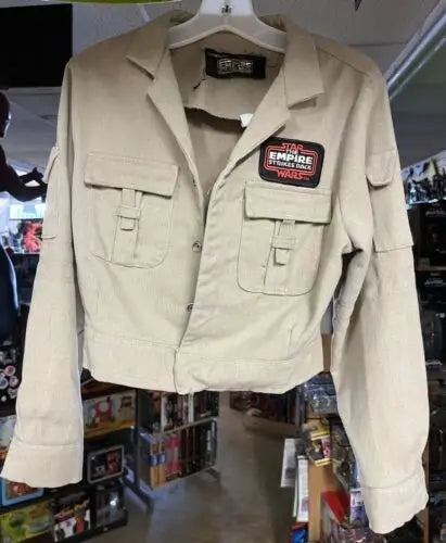 Khaki Vintage Star Wars ESB Patch Luke Skywalker Bespin Fatigue Jacket Child Size 12