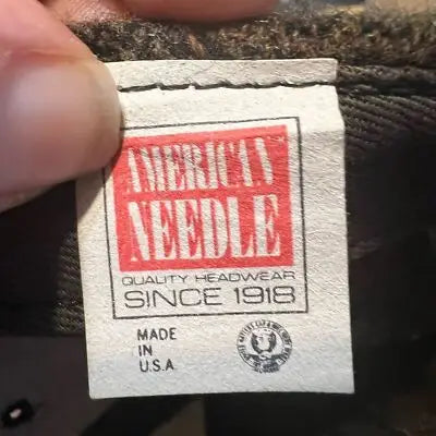 Vintage Tennessee Vols brown and orange cap with T logo and brand label for headwear