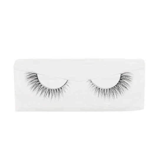 Visionary Lashes false eyelashes on white tray for medium/full volume look