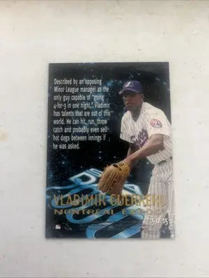 Vladimir Guerrero 1997 Skybox EX 2000 Star Date trading card in mint condition