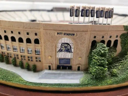 Miniature Pitt Stadium replica by Danbury Mint for University of Pittsburgh fans