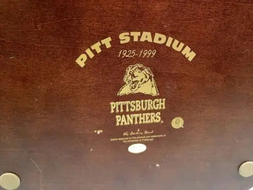 Vtg NCAA Danbury Mint Pitt Stadium replica commemorative item for fans and collectors