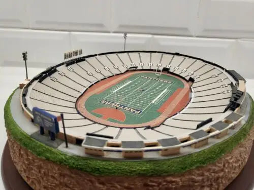 Miniature football stadium replica of Pitt Stadium by Danbury Mint, perfect for collectors