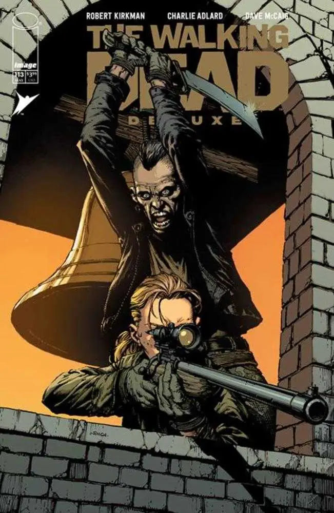 Walking Dead Deluxe comic book cover featuring Walking Dead Deluxe and Dead Deluxe artwork