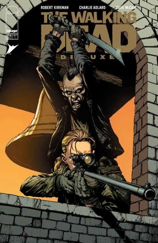 Walking Dead Deluxe comic book cover featuring Walking Dead Deluxe and Dead Deluxe artwork