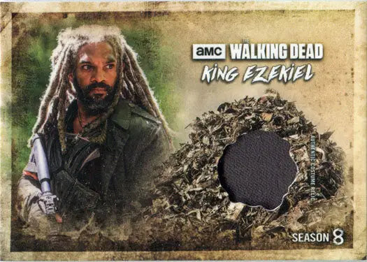 Walking Dead Season 8 Costume Relic Card featuring Khary Payton as King Ezekiel