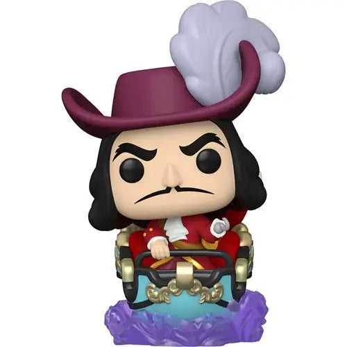 Funko Pop figure of Captain Hook in pirate ship for Walt Disney World 50th Anniversary
