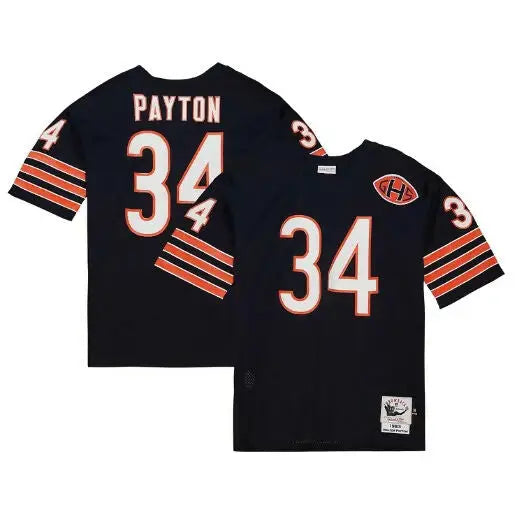 Walter Payton Chicago Bears 1985 Navy Throwback Retired Player Jersey alt text
