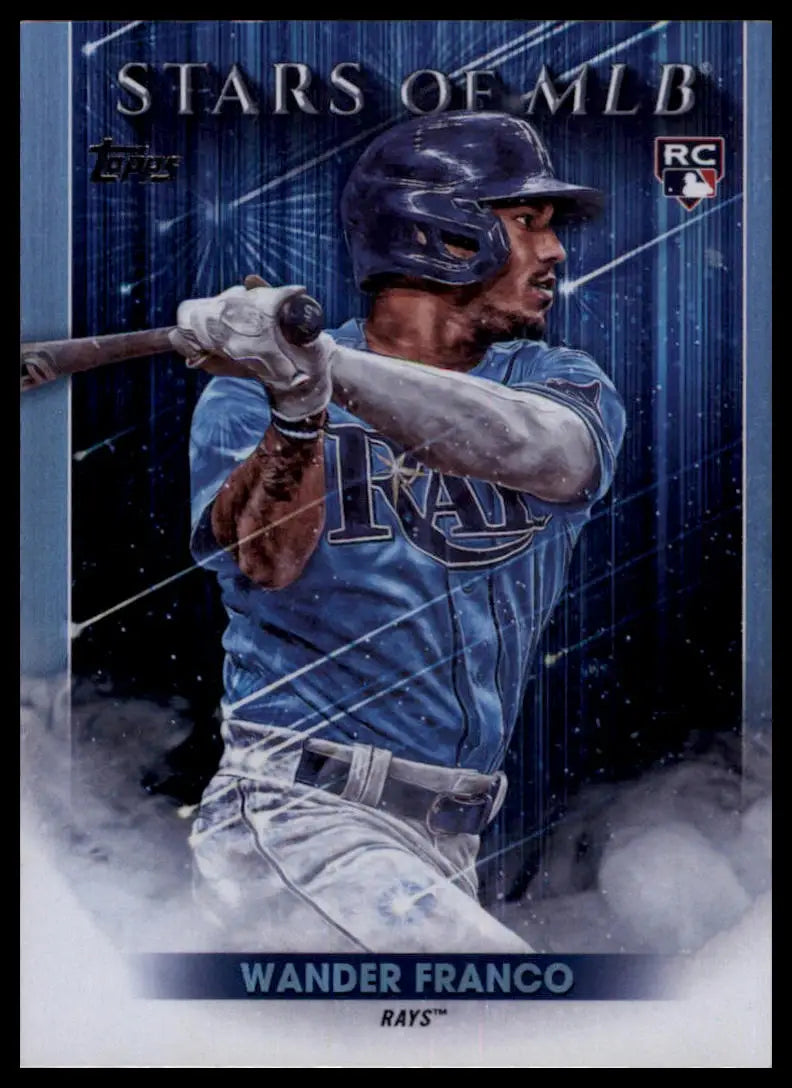 Wander Franco 2022 Topps Stars of MLB baseball card Tampa Bay Rays digital image