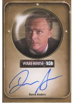Autographed trading card of David Anders as Jonah Raitt from Warehouse 13 Season 3