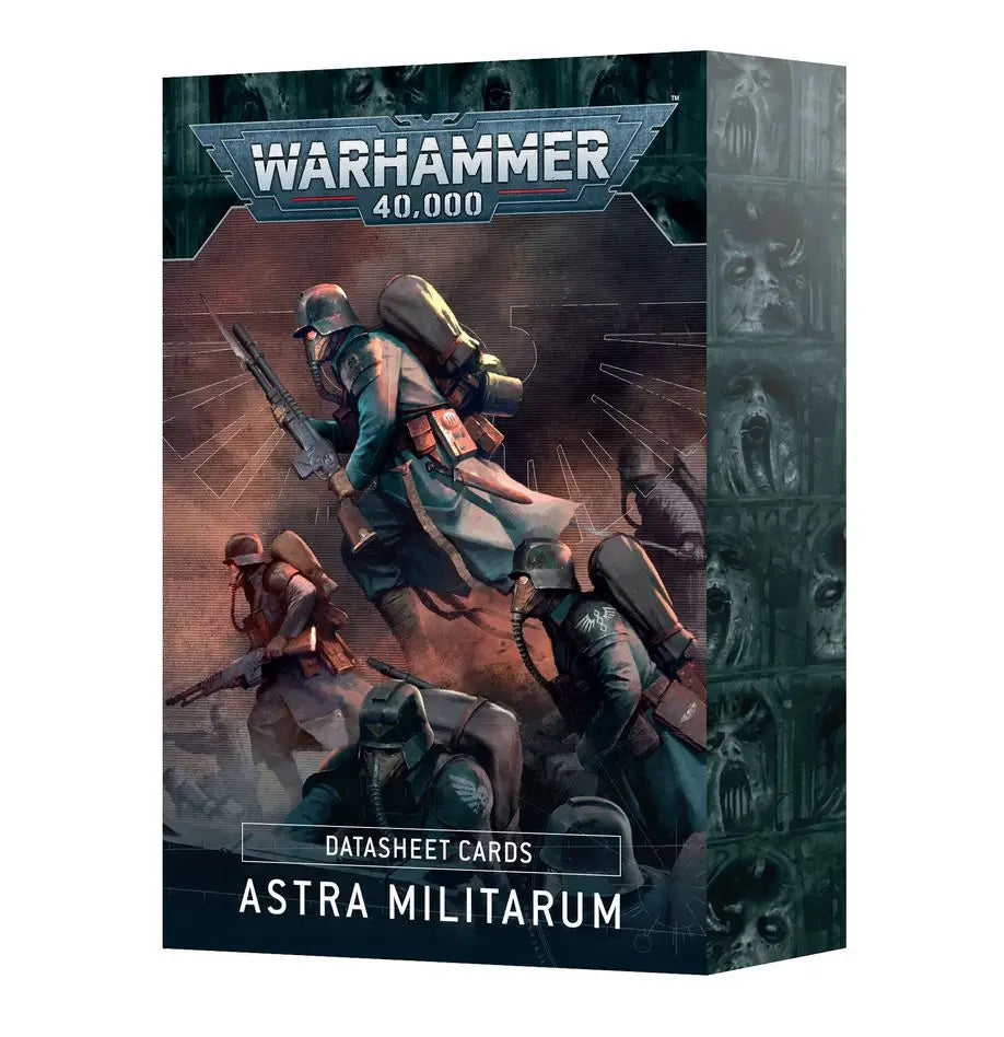 Astra Militarum datasheet cards from Warhammer 40k 10th Edition product