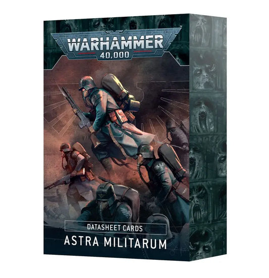 Astra Militarum datasheet cards from Warhammer 40k 10th Edition product