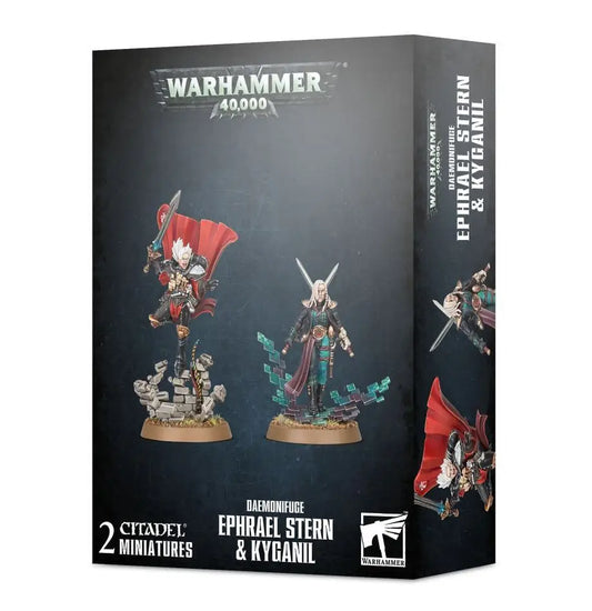 Warhammer 40k Adepta Sororitas miniature set featuring Ephrael Stern Citadel 32mm round base