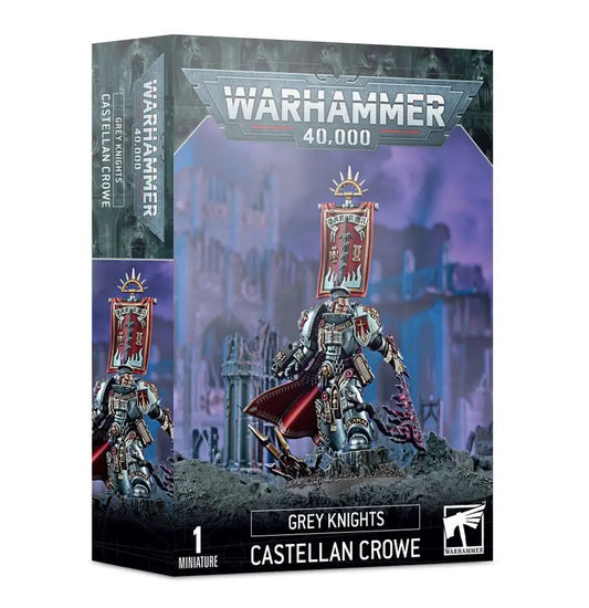 Warhammer 40K Castellan Crowe miniature with Black Blade for tabletop gaming