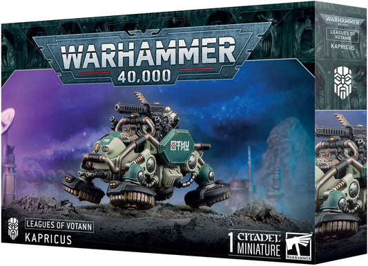 Warhammer 40K Leagues of Votann Kapricus miniature for Warhammer 40K 40K leagues display