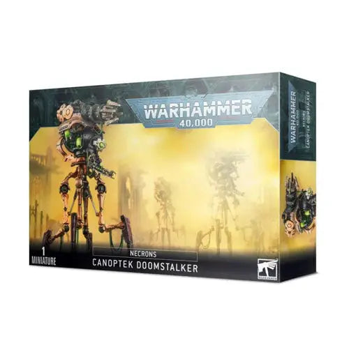 Warhammer 40k Necrons Canoptek Doomstalker miniature box for Warhammer 40k Necrons collection