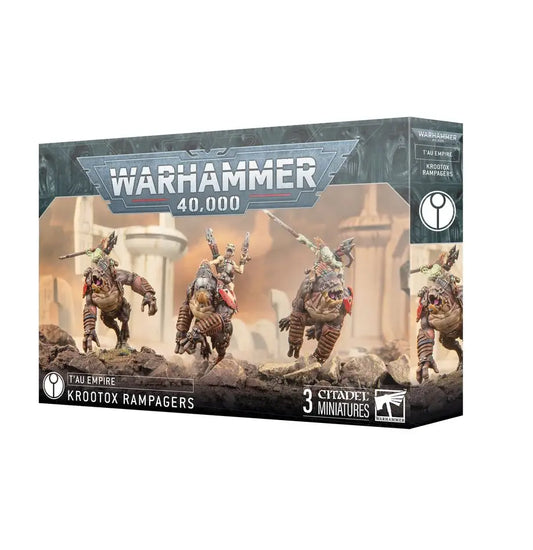 Warhammer 40k T’au Empire Krootox Rampagers miniature set for tabletop gaming