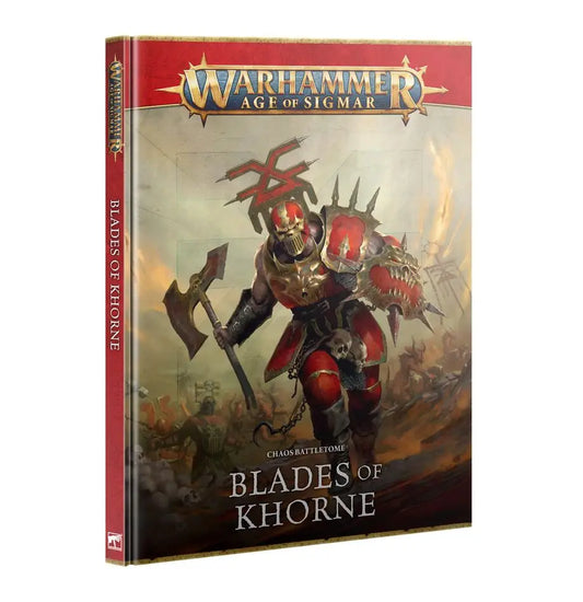 Warhammer Age of Sigmar chaos battletome Blades of Khorne with background material and battle traits