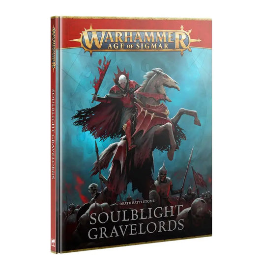 Hardcover Warhammer Age of Sigmar 4th Edition Death Battletome Soulblight Gravelords with vibrant fantasy cover