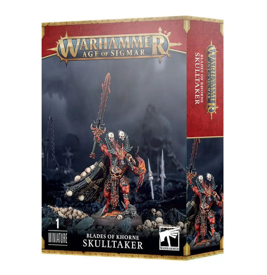 Warhammer Age of Sigmar Skulltaker miniature box for Sigmar Blades collection