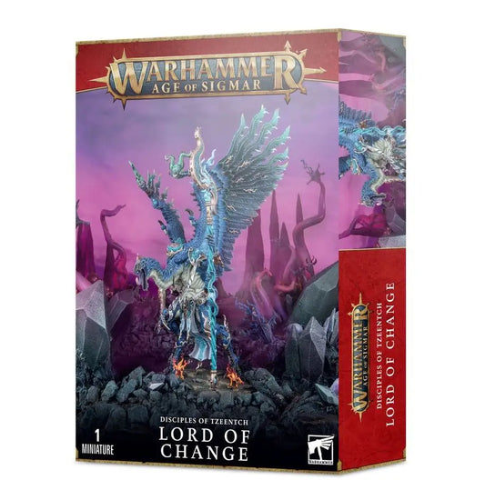 Warhammer Age of Sigmar Lord of Change miniature box for Disciples of Tzeentch