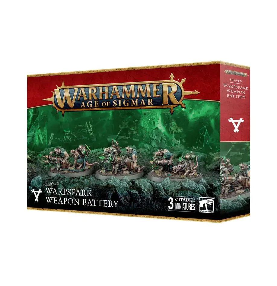 Warhammer Age of Sigmar Skaven Warpspark Weapon Battery box for Skaven warpspark weapon display