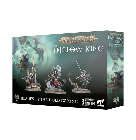 Warhammer Age of Sigmar Soulblight Gravelords Hollow King miniature set featuring Cado Ezechiar