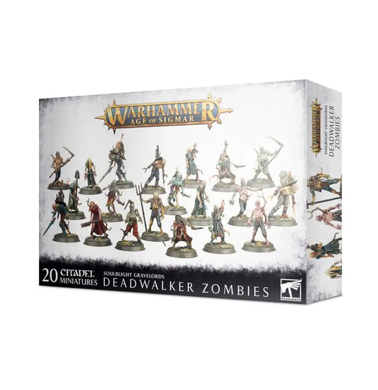 Warhammer Age of Sigmar Deadwalker Zombies miniatures box from Soulblight Gravelords collection