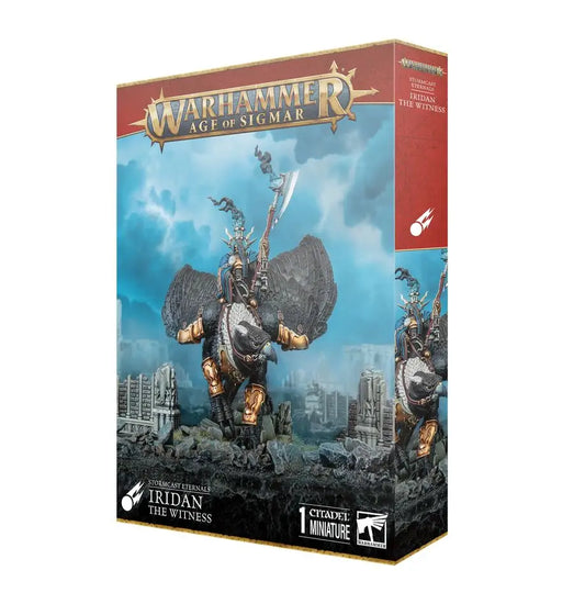 Warhammer Age of Sigmar Stormcast Eternals miniature box for Iridan the Witness showpiece